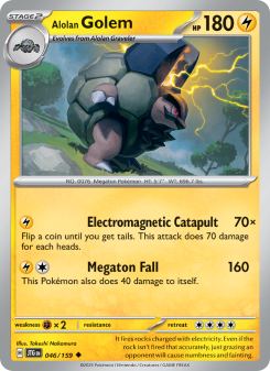 Alolan Golem JTG 046
