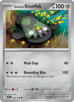 Galarian Stunfisk JTG 106