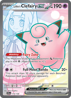 Lillie's Clefairy ex JTG 173
