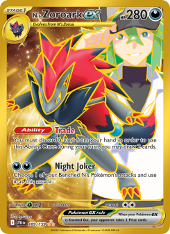 N's Zoroark ex JTG 189