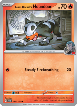 Team Rocket's Houndour DRI 037