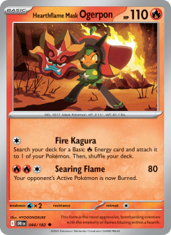 Hearthflame Mask Ogerpon DRI 044