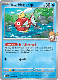 Misty's Magikarp DRI 048
