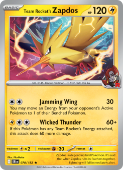 Team Rocket's Zapdos DRI 070
