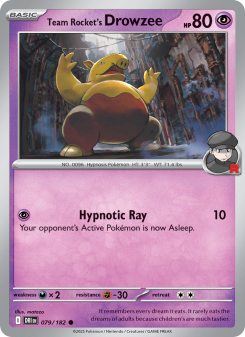 Team Rocket's Drowzee DRI 079