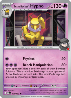 Team Rocket's Hypno DRI 080