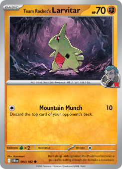 Team Rocket's Larvitar DRI 094