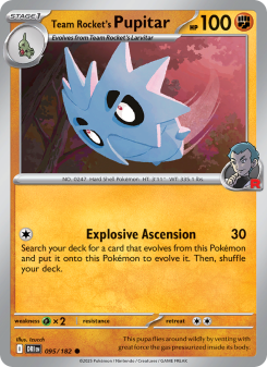 Team Rocket's Pupitar DRI 095