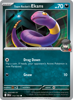 Team Rocket's Ekans DRI 112