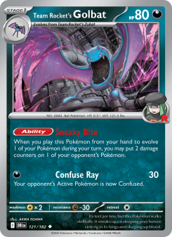 Team Rocket's Golbat DRI 121