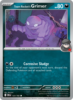 Team Rocket's Grimer DRI 123