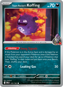 Team Rocket's Koffing DRI 125