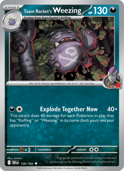 Team Rocket's Weezing DRI 126