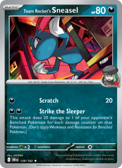Team Rocket's Sneasel DRI 128