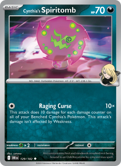 Cynthia's Spiritomb DRI 129