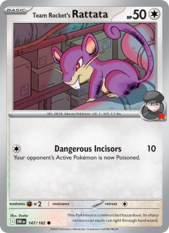Team Rocket's Rattata DRI 147