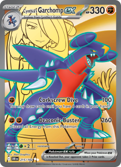 Cynthia's Garchomp ex DRI 215