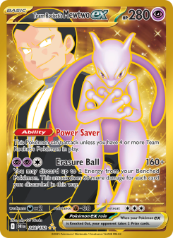 Team Rocket's Mewtwo ex DRI 240