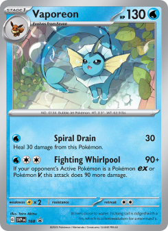 Vaporeon SVP 168