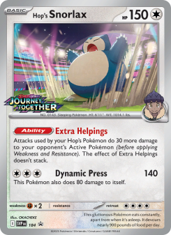 Hop's Snorlax SVP 184