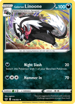 Galarian Linoone SSH 118