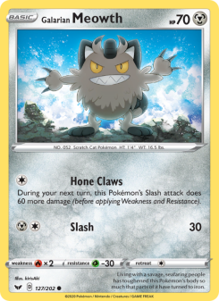Galarian Meowth SSH 127