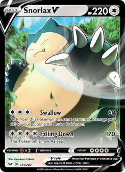 Snorlax V SSH 141