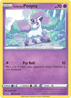 Galarian Ponyta SSH 81