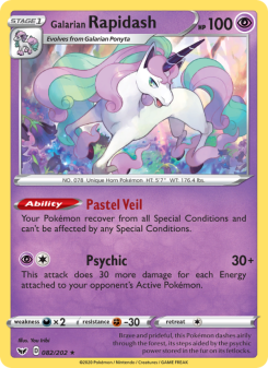 Galarian Rapidash SSH 82