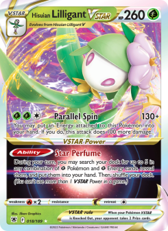 Hisuian Lilligant VSTAR ASR 018