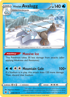 Hisuian Avalugg ASR 048