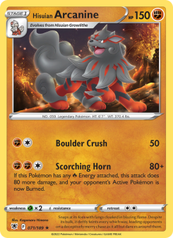 Hisuian Arcanine ASR 071