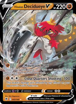 Hisuian Decidueye V ASR 083