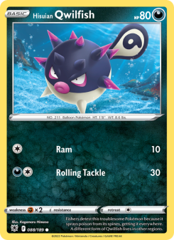 Hisuian Qwilfish ASR 088