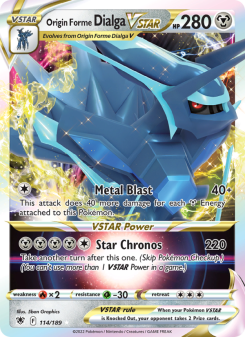 Origin Forme Dialga VSTAR ASR 114