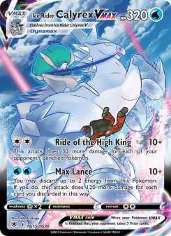 Ice Rider Calyrex VMAX ASR TG15
