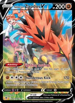 Galarian Zapdos V ASR TG19