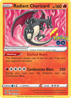Radiant Charizard #011 — Pokémon GO