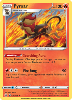 Pyroar LOR 029