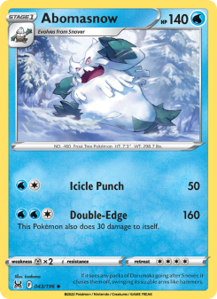 Abomasnow LOR 043