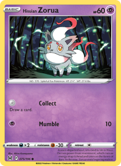 Hisuian Zorua LOR 075