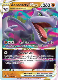 Aerodactyl VSTAR LOR 093