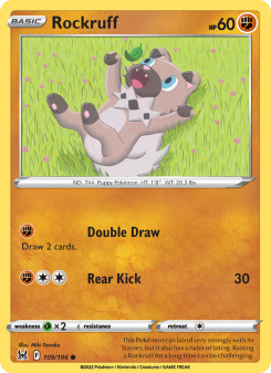 Rockruff LOR 109