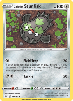 Galarian Stunfisk LOR 127