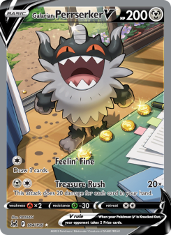 Galarian Perrserker V LOR 184
