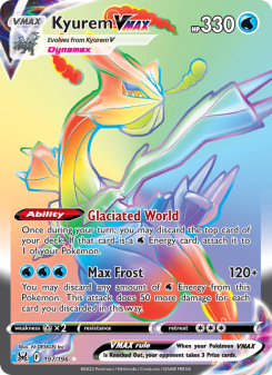 Kyurem VMAX LOR 197