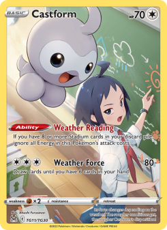 Castform LOR TG11