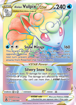 Alolan Vulpix VSTAR SIT 197