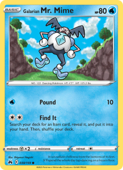 Galarian Mr. Mime CRZ 030