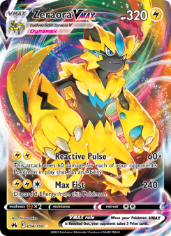 Zeraora VMAX CRZ 054